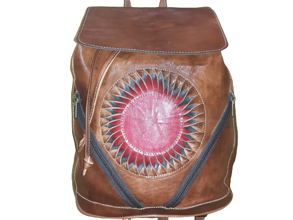 Mochila Fez doble cremallera sol Grande
