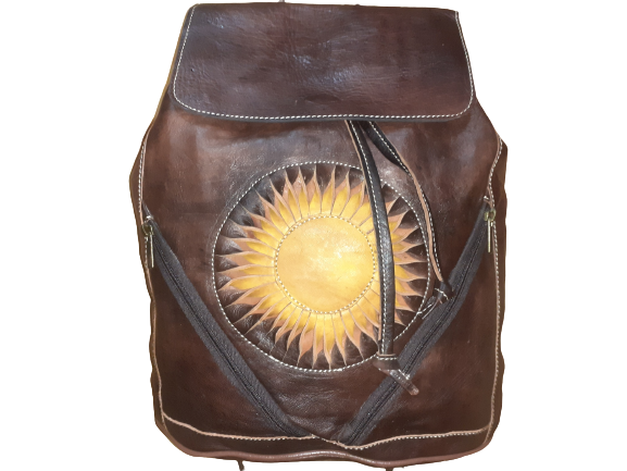 Mochila Fez doble cremallera sol Grande